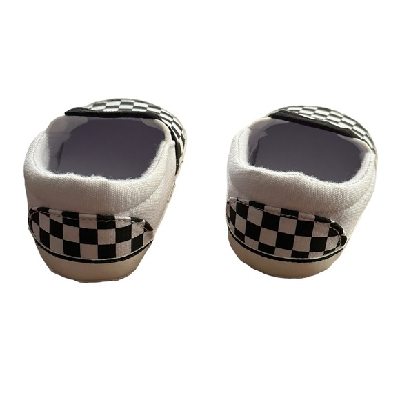 Toddler Checker Print Soft Canvas Sneaker - Picture 4 of 6